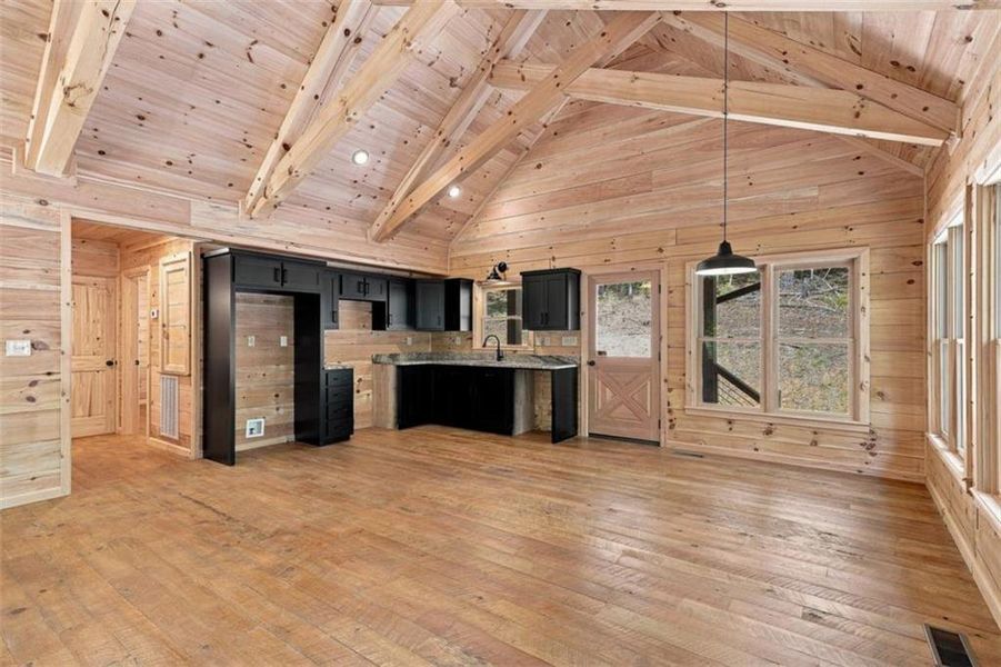 In-progress construction of a new home in , Cherry Log, GA (Image 27).
