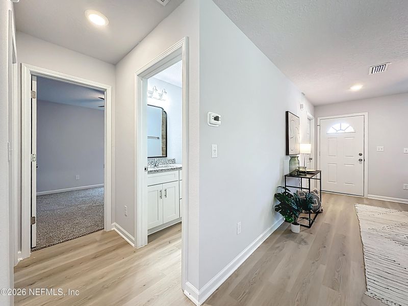 Furnished interior view inside a new home in , Jacksonville (Image 8).