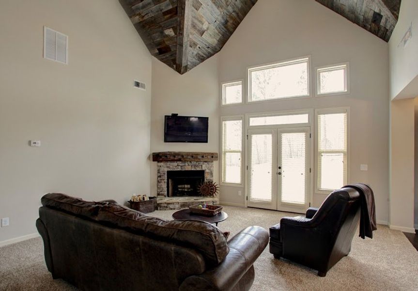 Representative furnished interior of a home built from the The Stratton by Bamford and Company in Rowland Springs, Cartersville (Image 11).