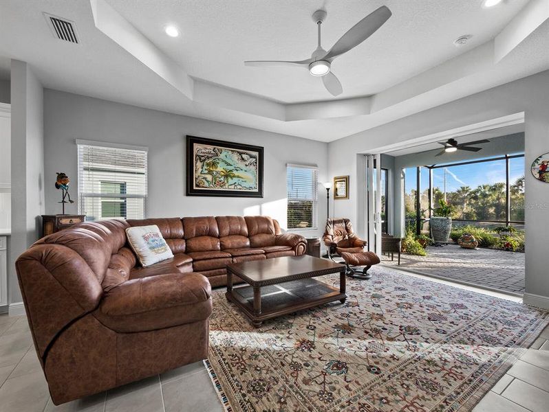 Furnished interior view inside a new home in , Sarasota (Image 8).