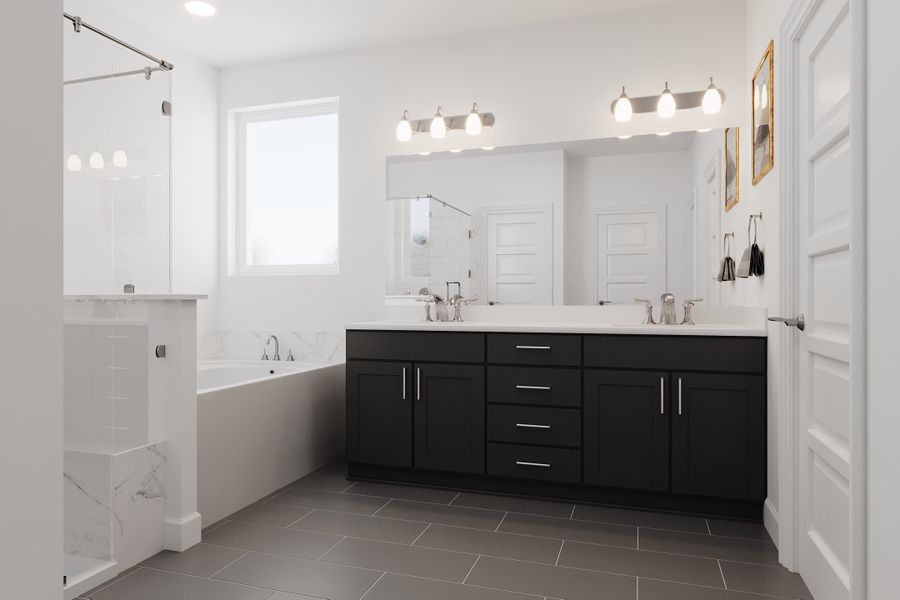 Representative furnished interior of a home built from the Tahoe by Beazer Homes in Goodland, Midlothian (Image 7).