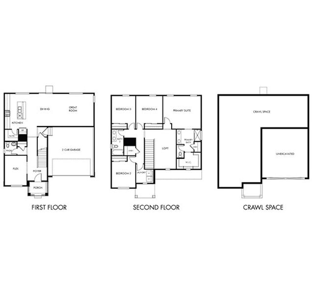 2D floor plan layout of this home in Westgate, Greeley, CO (Image 4).