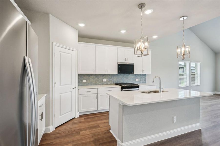 Photo is not of the actual home, but is an inspirational photo of builder’s model home and may depict options, furnishings, and/or decorator features that are not included.