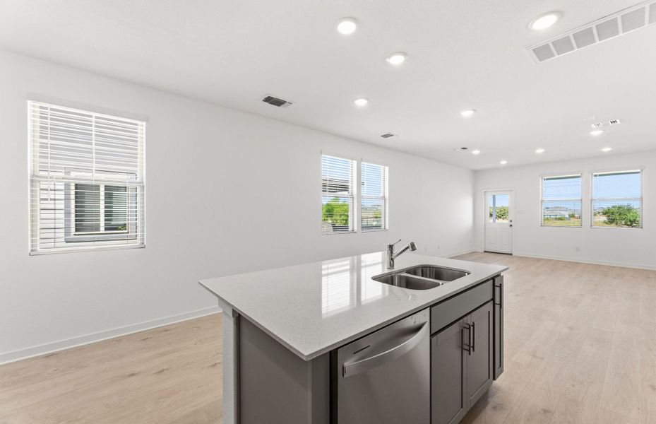 Furnished interior view inside a new home in Sonterra, Jarrell (Image 7).