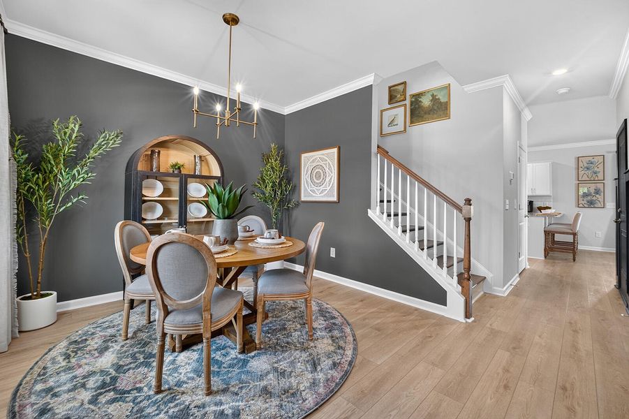 Furnished interior view inside a new home in , Summerville (Image 9).
