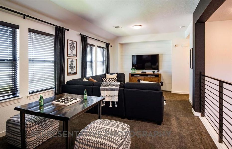 Furnished interior view inside a new home in The Parks at Wilson Creek: 40ft. lots, Celina (Image 24). Furnished interior view inside a new home in The Parks at Wilson Creek: 40ft. lots, Celina (Image 24).