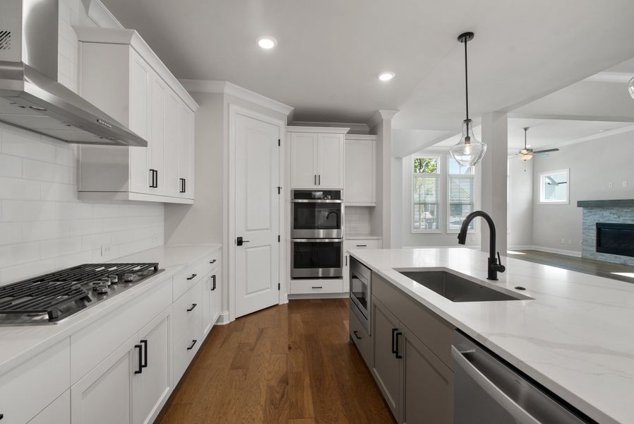 Representative furnished interior of a home built from the The Jayden II by The Providence Group in Promenade at Sawnee Village, Cumming (Image 9). Representative furnished interior of a home built from the The Jayden II by The Providence Group in Promenade at Sawnee Village, Cumming (Image 9).