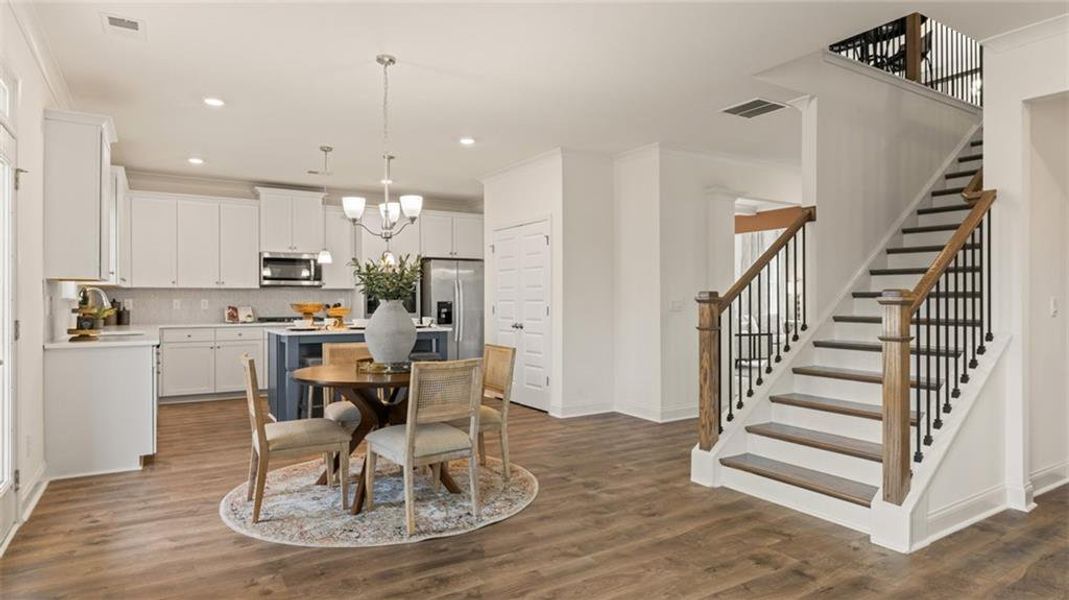 Furnished interior view inside a new home in The Gates at Pates Creek, Hampton (Image 54).