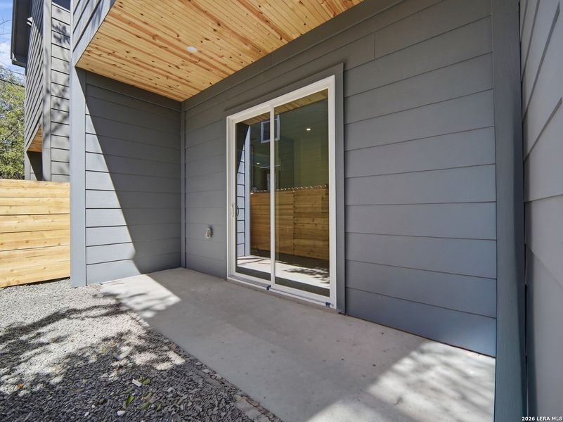Exterior details and patio area of a home in , San Antonio (Image 4).