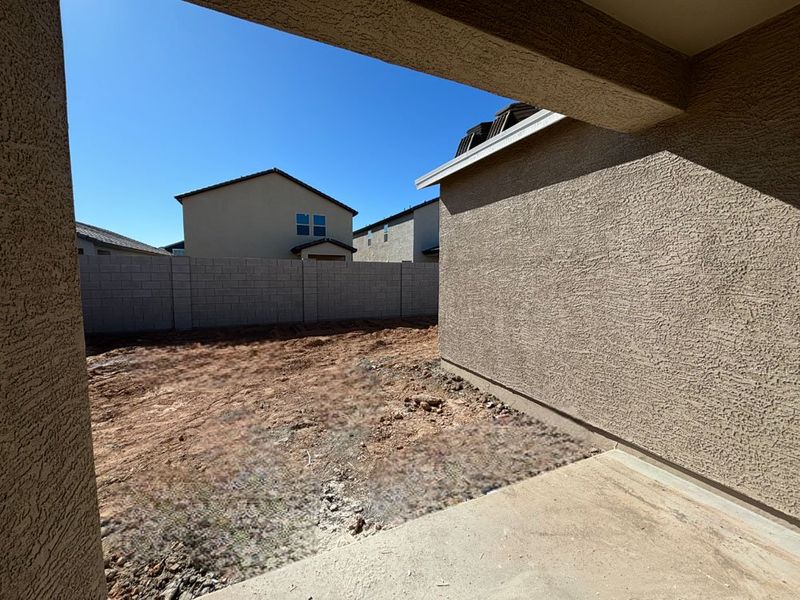 Covered patio