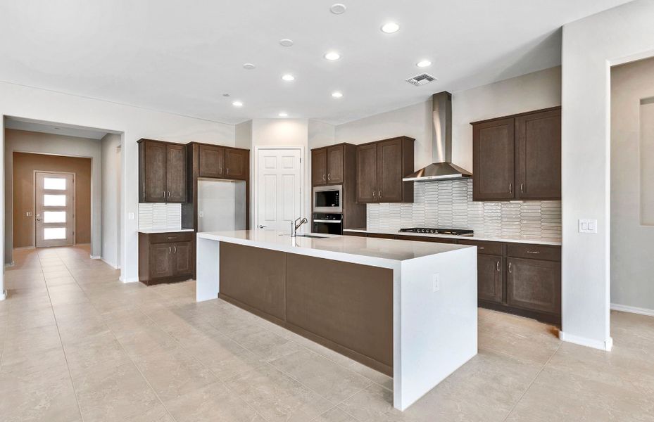Furnished interior view inside a new home in Vistoso Canyon Estates, Oro Valley (Image 7).