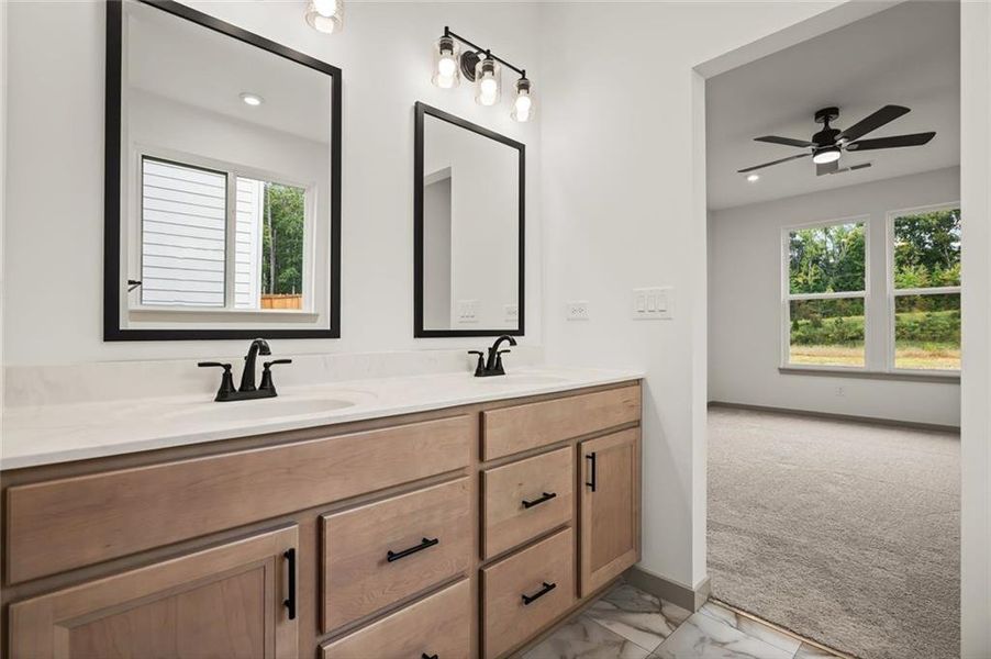 Furnished interior view inside a new home in Sage Woods, Dallas (Image 12).