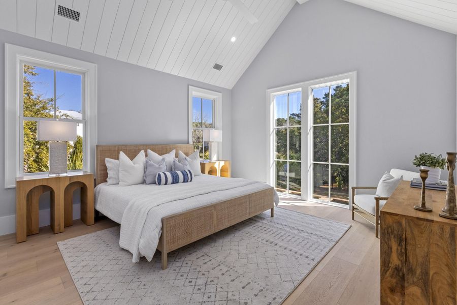 Furnished interior view inside a new home in , Sullivan's Island (Image 17).