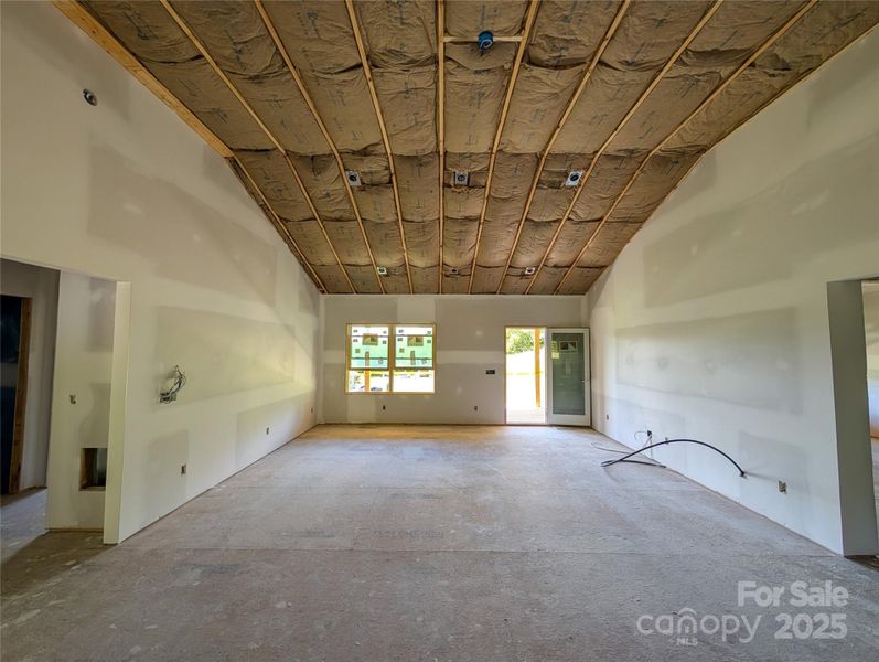 Great Room with kitchen & living area Great Room with kitchen & living area