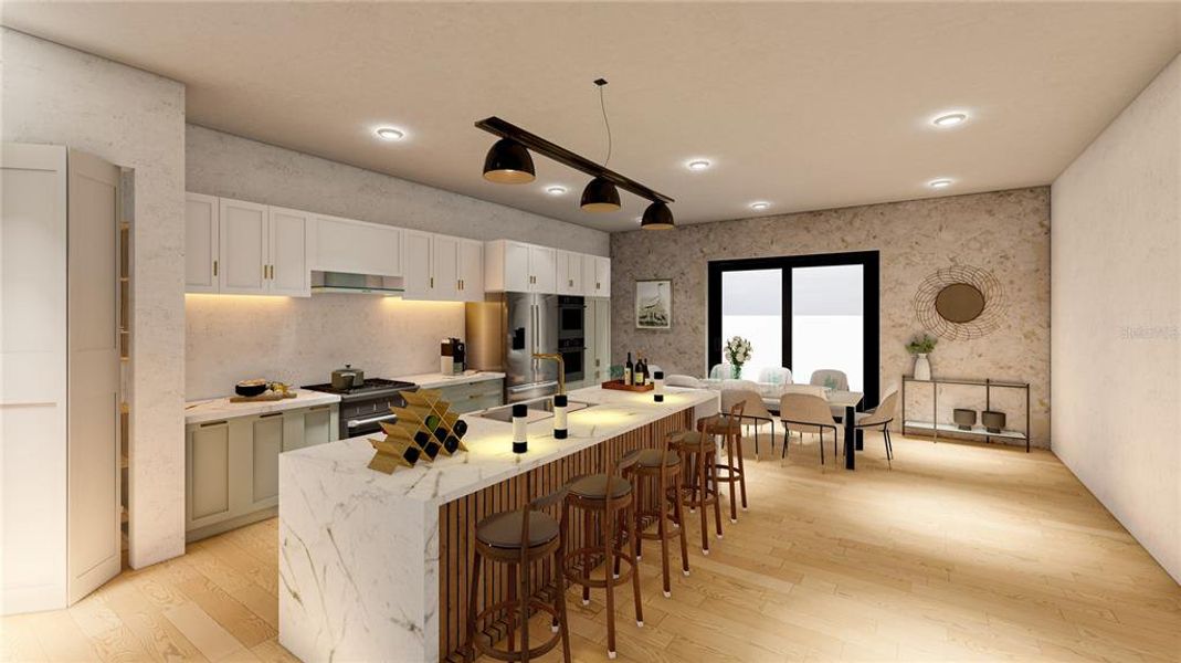 Furnished interior view inside a new home in , Tampa (Image 7).