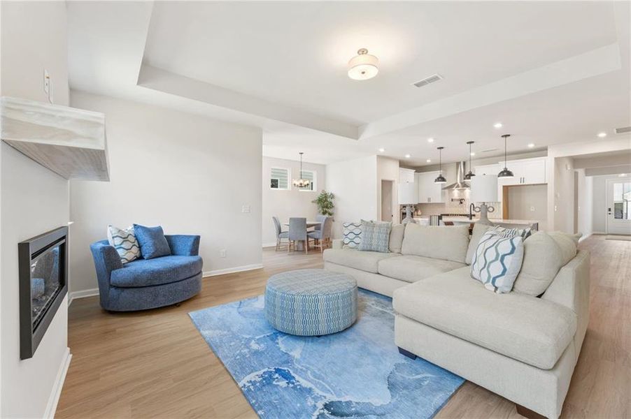 Furnished interior view inside a new home in Kelly Preserve, Loganville (Image 12).
