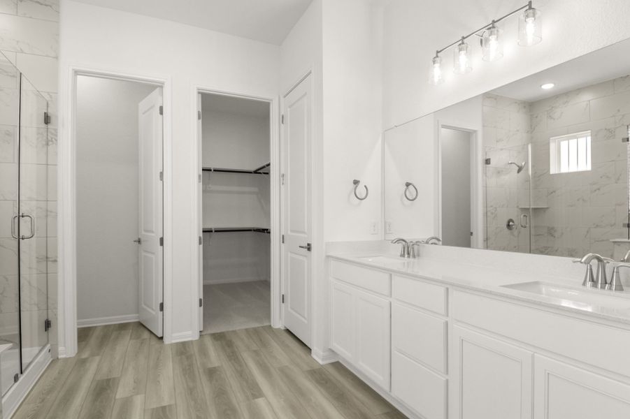 Furnished interior view inside a new home in Easton Park, Austin (Image 20).