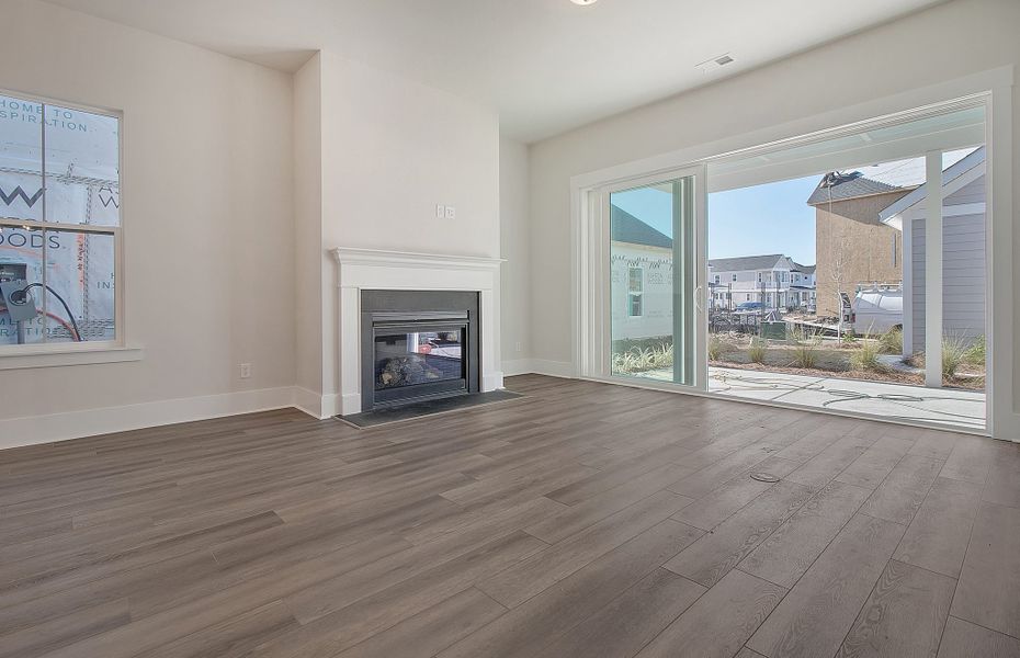 Representative unfurnished interior of a home built from the Witherbee by Ashton Woods in Midtown at Nexton, Summerville (Image 19).