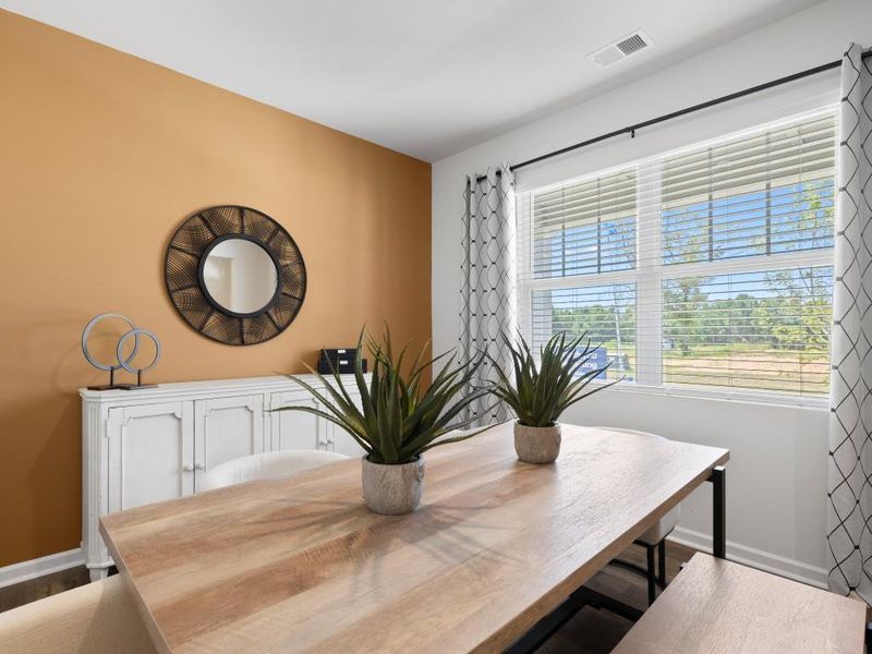 Furnished interior view inside a new home in Oaks at Cedar Grove, Fairburn (Image 21).