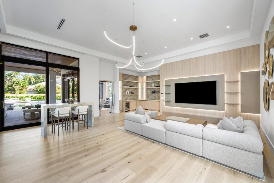 Furnished interior view inside a new home in , Delray Beach (Image 64).