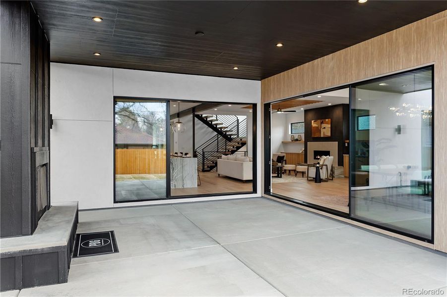 Exterior details and patio area of a home in , Denver (Image 4).