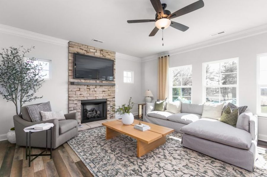 Furnished interior view inside a new home in Avondale, Greensboro (Image 41).