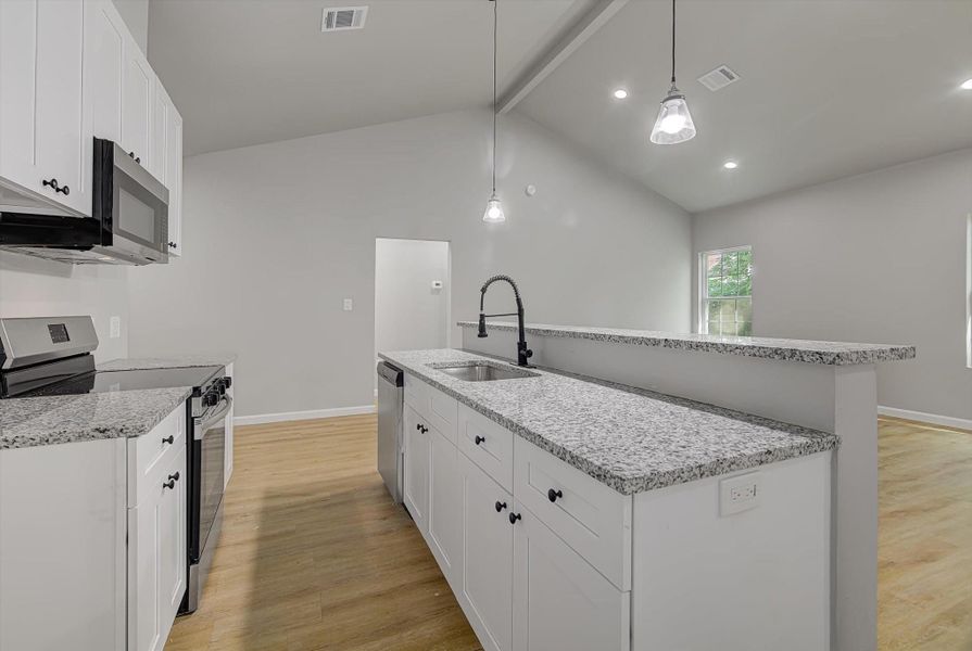 Furnished interior view inside a new home in , Beaumont (Image 11).