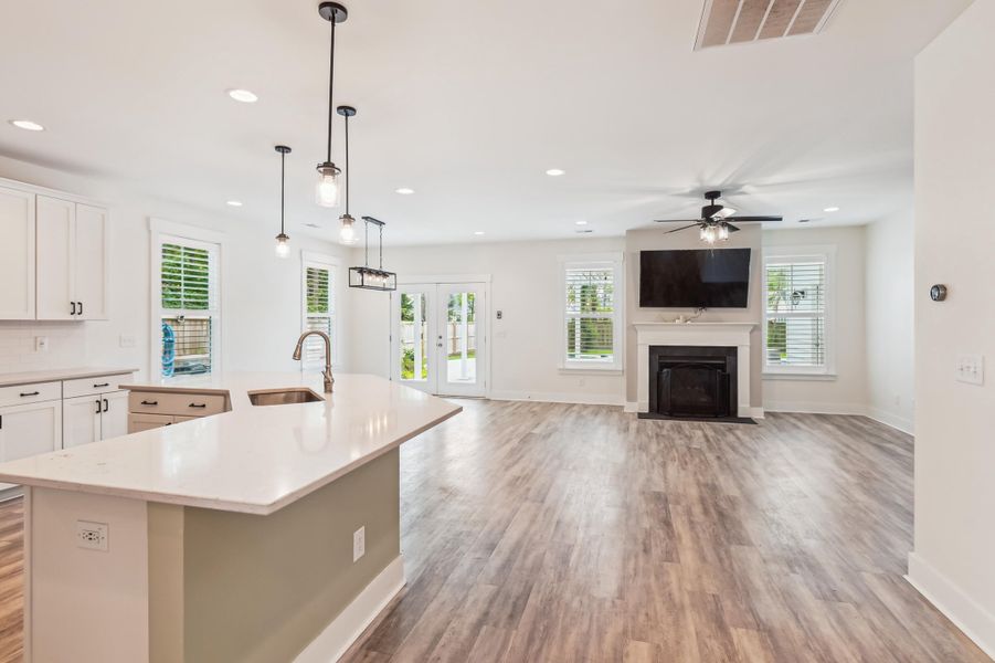 Furnished interior view inside a new home in , Summerville (Image 8). Furnished interior view inside a new home in , Summerville (Image 8).