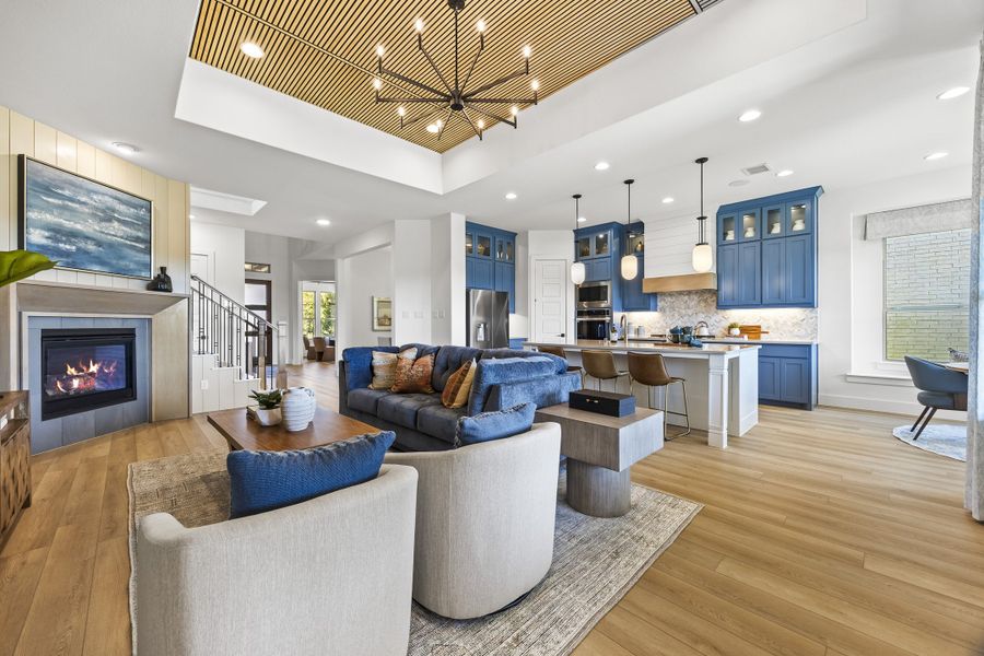 Representative furnished interior of a home built from the Lufkin by Windsor Homes in Oak Ridge Park, Corinth (Image 13).