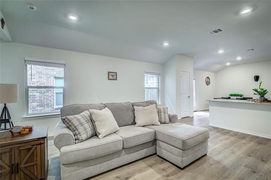 Furnished interior view inside a new home in Wildcat Ranch, Crandall (Image 9).