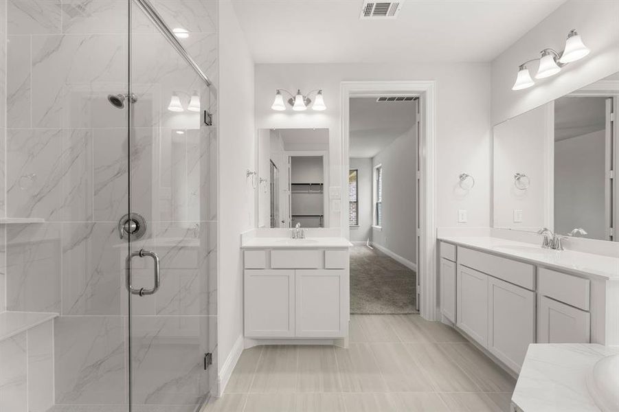 Furnished interior view inside a new home in Cambridge Crossing, Celina (Image 9).