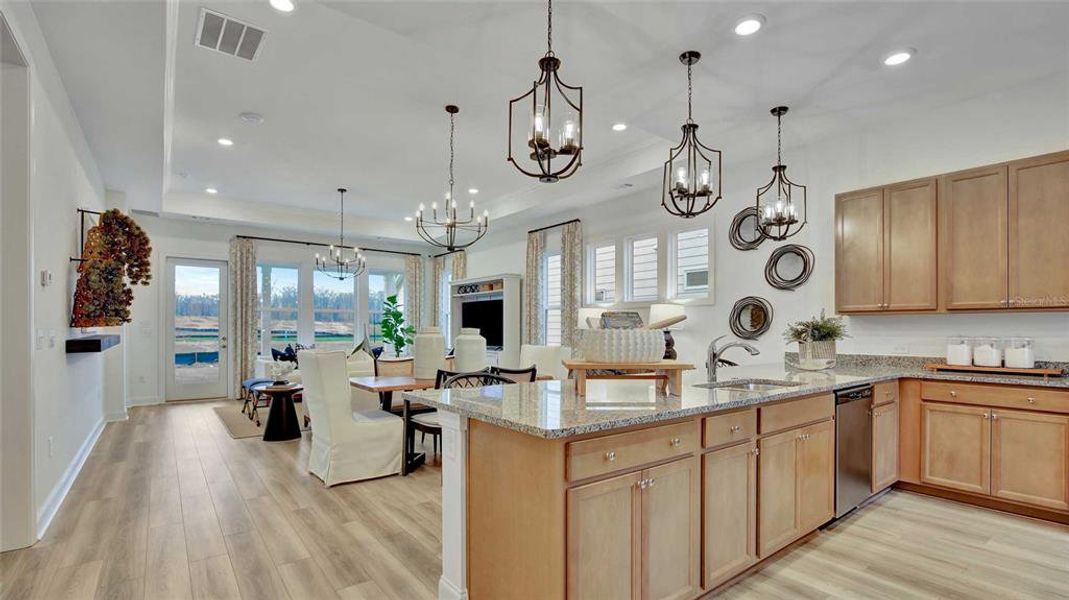 Furnished interior view inside a new home in , Deland (Image 12).