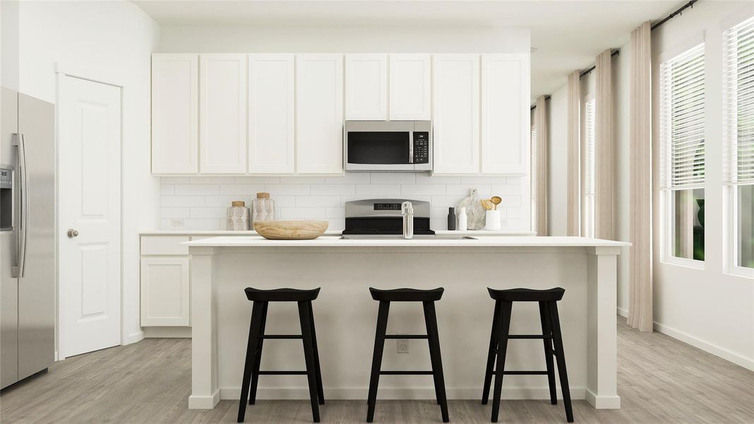 Furnished interior view inside a new home in , Elgin (Image 13).