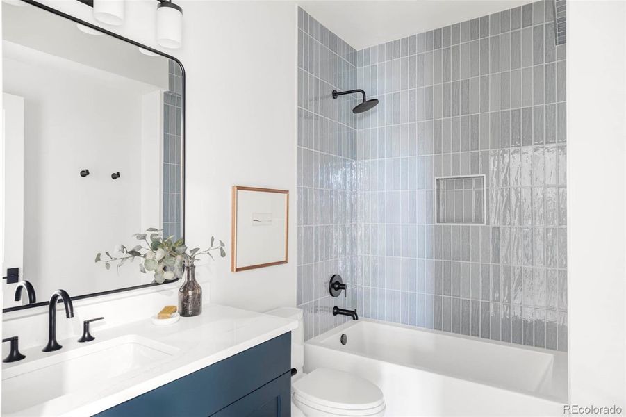 Furnished interior view inside a new home in , Denver (Image 31).