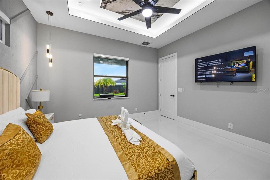 Furnished interior view inside a new home in , Cape Coral (Image 34).