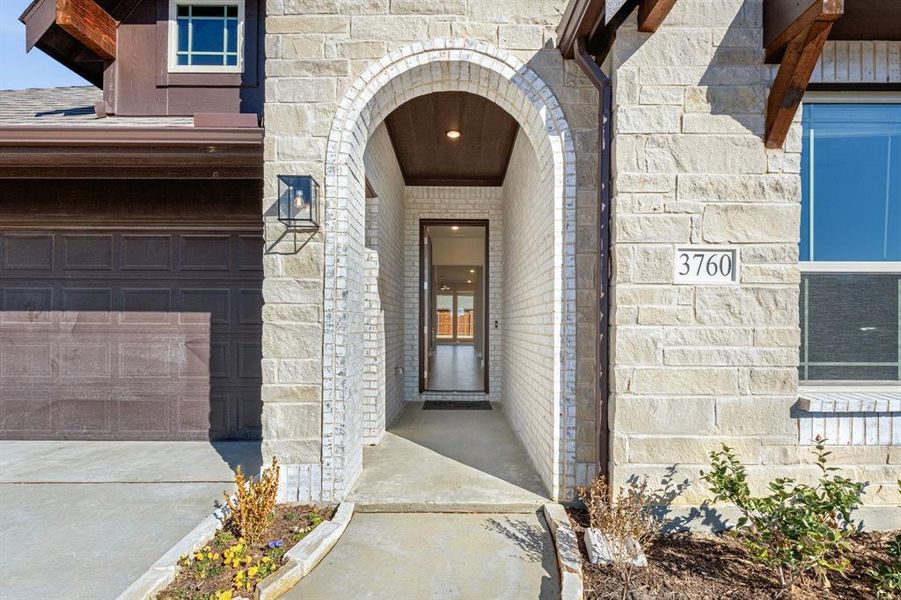Exterior details and patio area of a home in Georgetown at Kings Fort, Kaufman (Image 24).