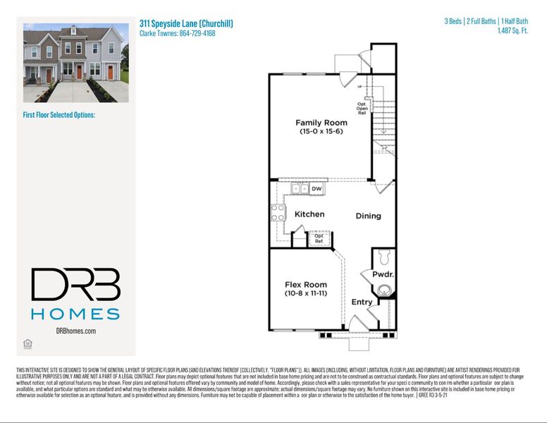 2D floor plan layout of this home in Clarke Townes, Anderson, SC (Image 5). 2D floor plan layout of this home in Clarke Townes, Anderson, SC (Image 5).