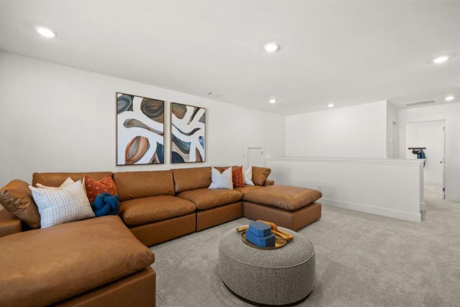 Furnished interior view inside a new home in Twelve Parks 55+, Sharpsburg (Image 22).