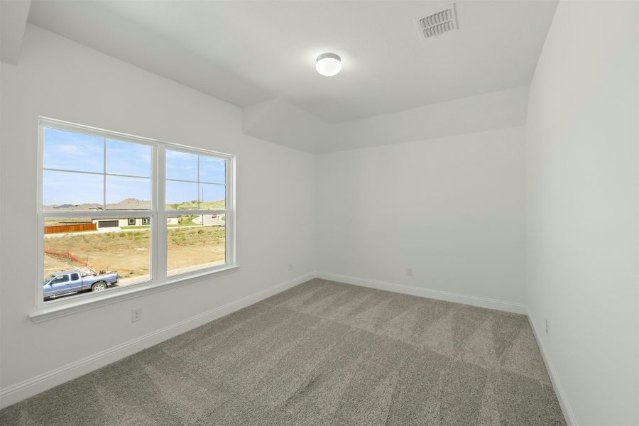 Representative unfurnished interior of a home built from the Cherry by Kindred Homes in Westside Preserve, Midlothian (Image 54).