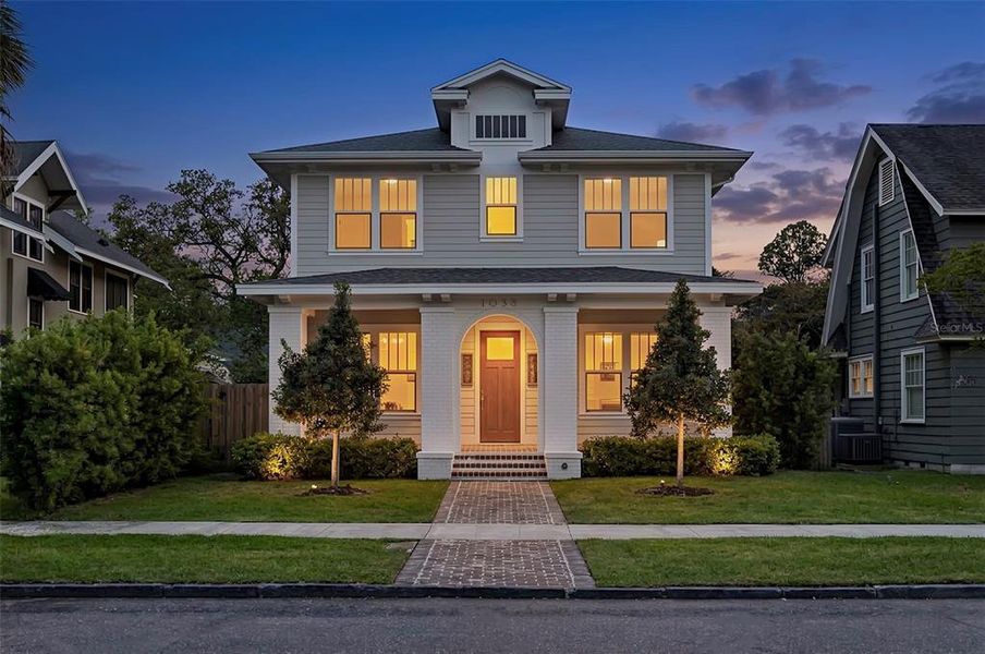 Front exterior of a new home in , St. Petersburg, FL, highlighting curb appeal (Image 27).