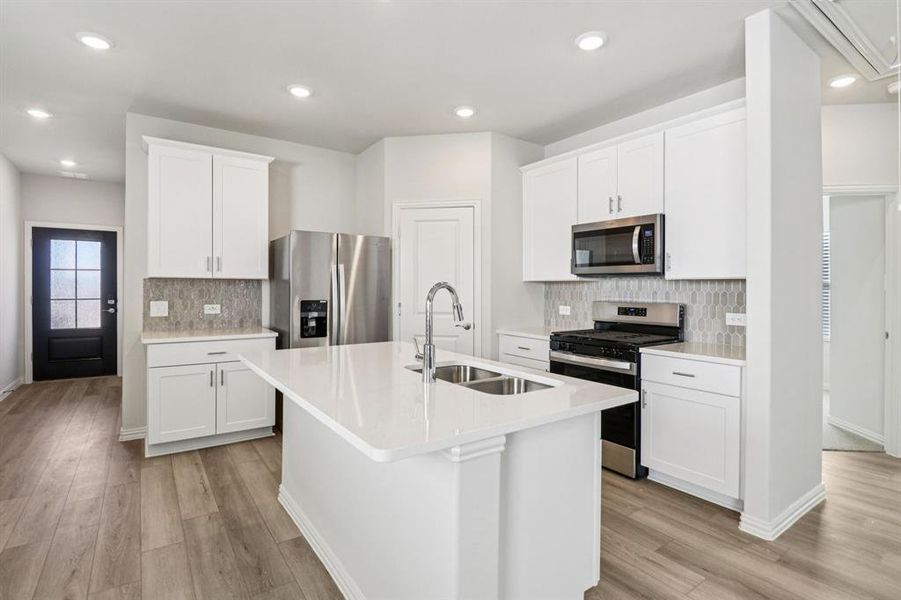 Furnished interior view inside a new home in Lakehaven - Spring Series, Farmersville (Image 7).