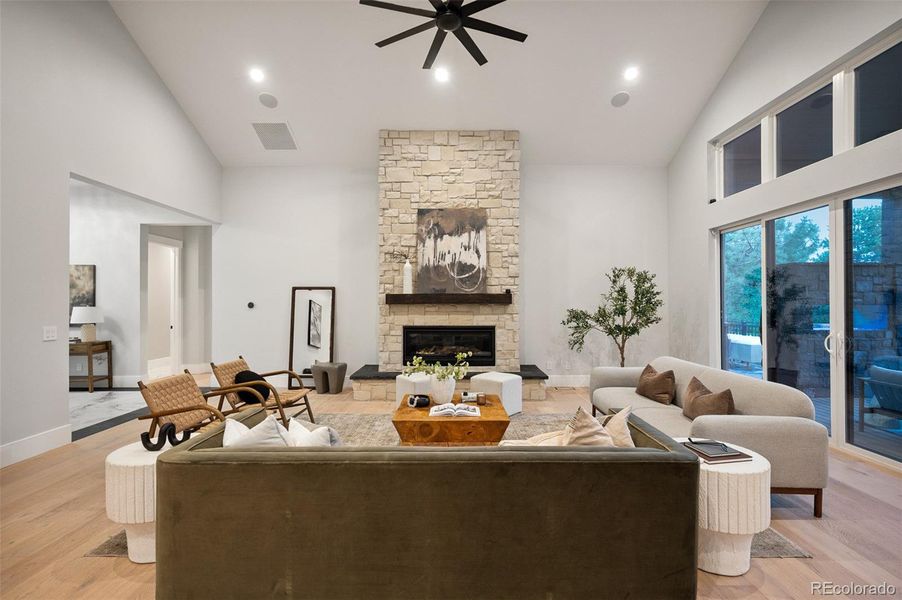 Furnished interior view inside a new home in , Castle Rock (Image 10).