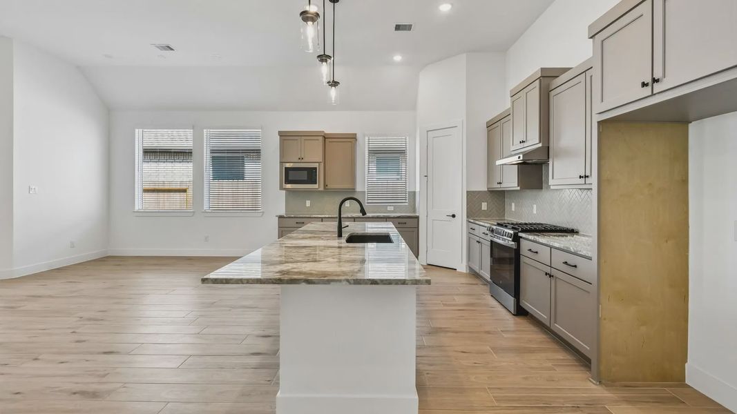 Furnished interior view inside a new home in Artavia, Conroe (Image 7).