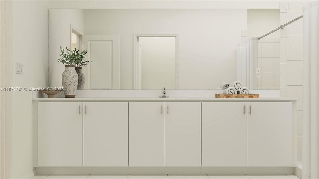 Furnished interior view inside a new home in Arbor Estates, Miami (Image 3).