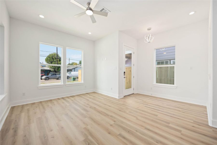 Spacious, unfurnished interior of a new home in , Houston (Image 14). Spacious, unfurnished interior of a new home in , Houston (Image 14).