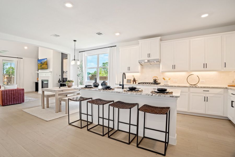 Representative furnished interior of a home built from the Laredo by Beazer Homes in Enclave at Legacy Hills, Celina (Image 6).