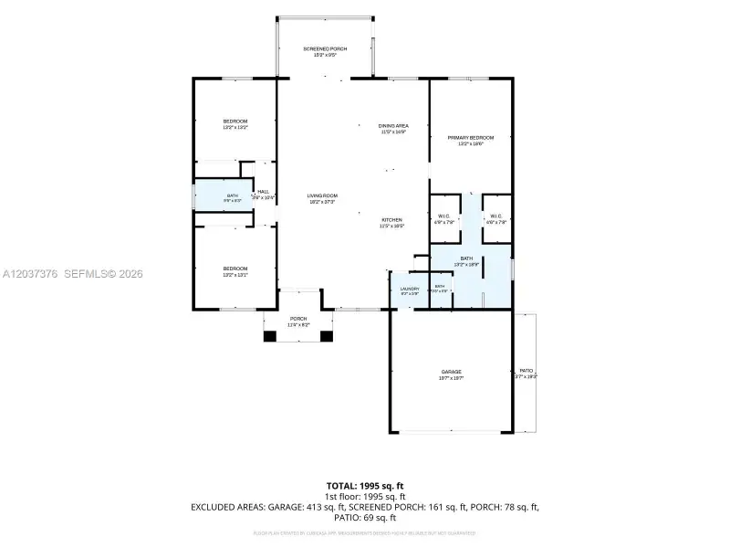 2D floor plan layout of this home in , Lehigh Acres, FL (Image 5).