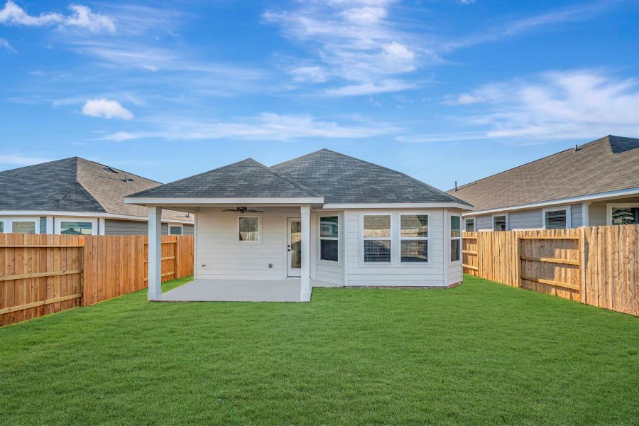 Exterior details and patio area of a home in Lone Star Landing, Montgomery (Image 22).