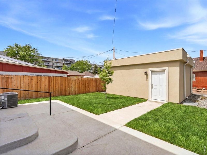 Exterior details and patio area of a home in , Denver (Image 25). Exterior details and patio area of a home in , Denver (Image 25).