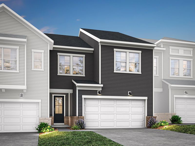 Representative exterior photo of a completed home built from the Stuart by Tri Pointe Homes in Millstone, Cramerton, NC (Image 22). Representative exterior photo of a completed home built from the Stuart by Tri Pointe Homes in Millstone, Cramerton, NC (Image 22).